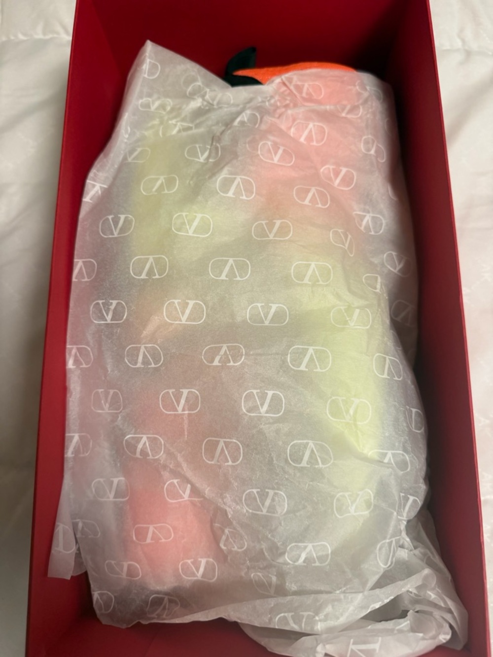 Valentino Garavani Black Insole with Pink Accent Panel